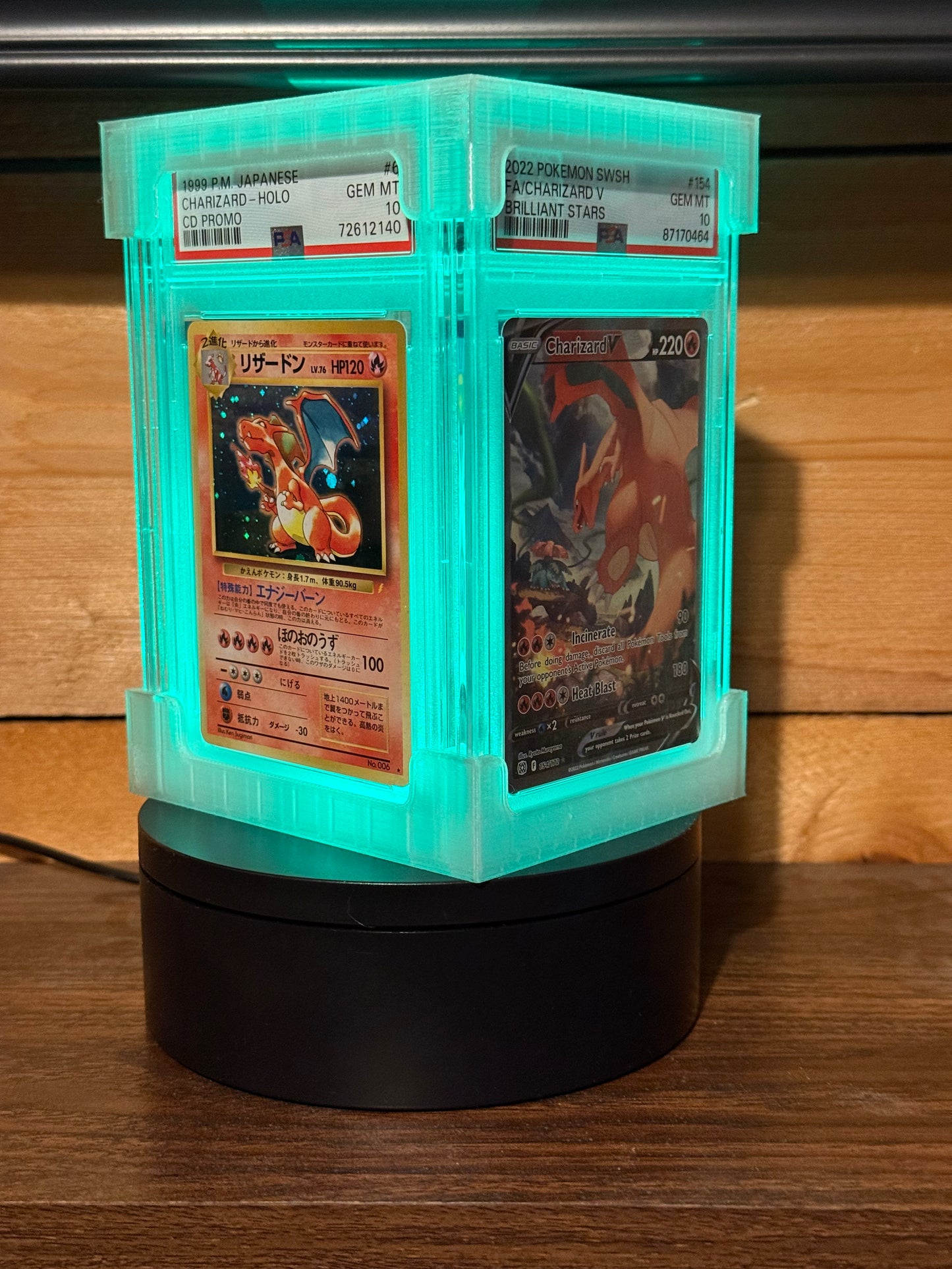 Rotating Display Stand LED Color Changing