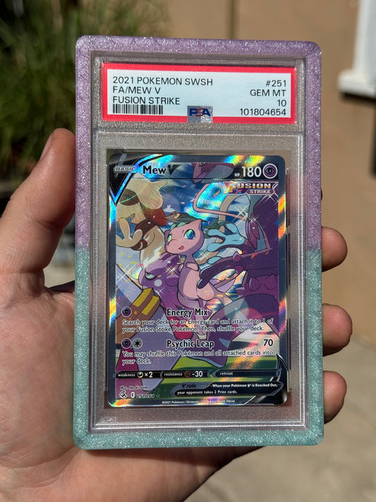Limited Edition PSA Slab Bumper Lavender Mint